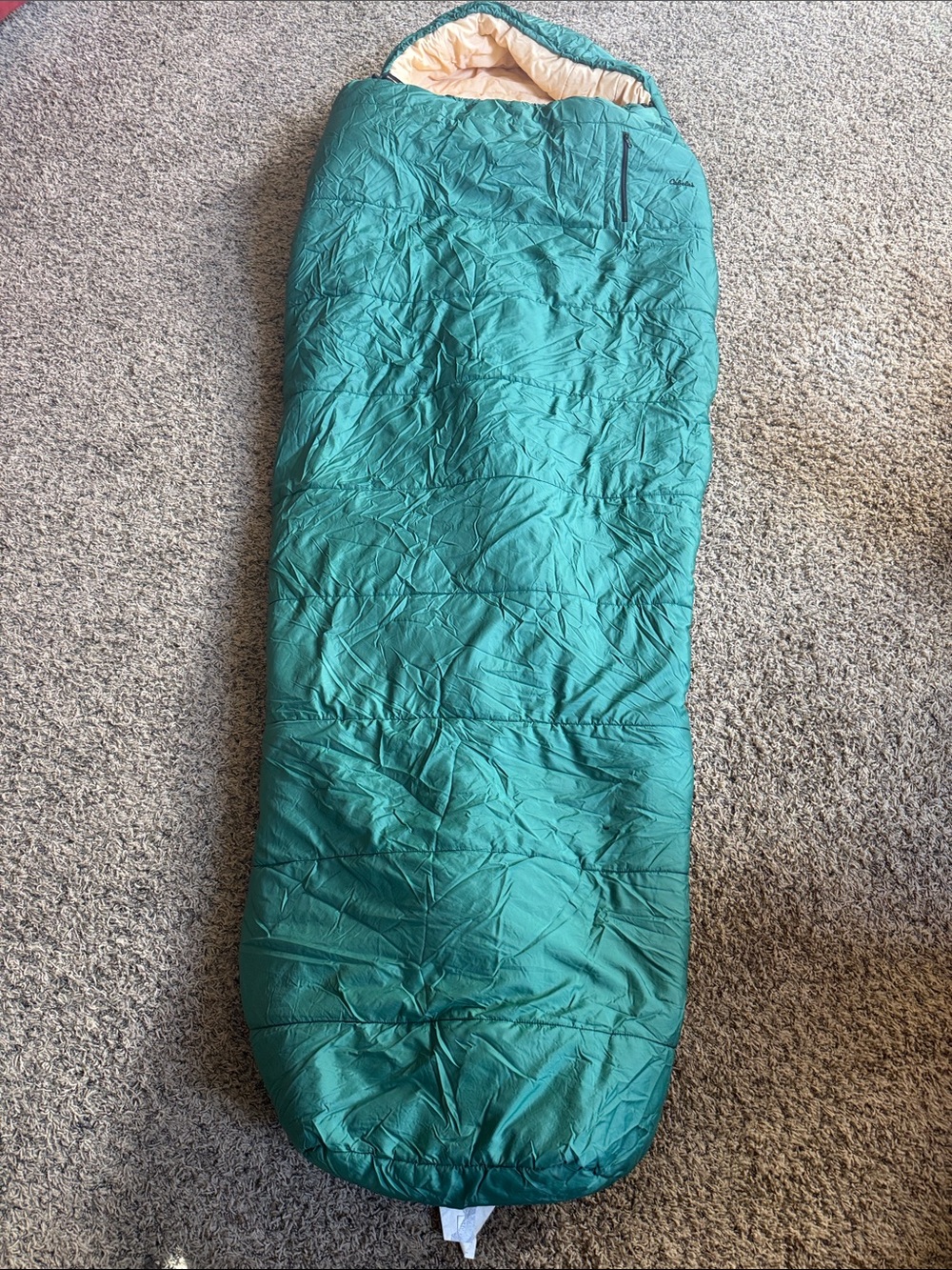 Cabela's Green Summit 4.5 lbs. Regular Mummy Type Sleeping Bag - Warm!